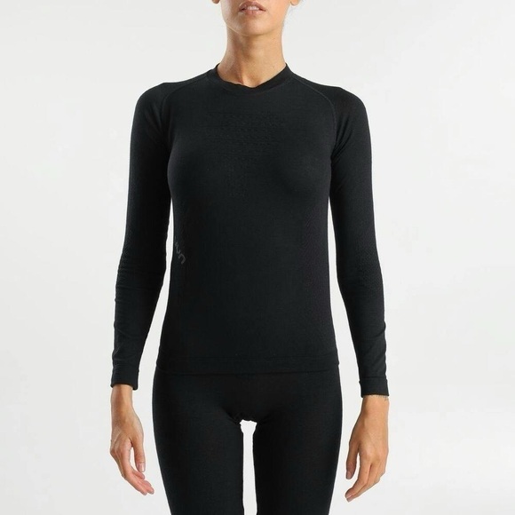 NWT UYN Fusyon Biotech Long Sleeve Undershirt, Black, Size XS - Picture 1 of 12